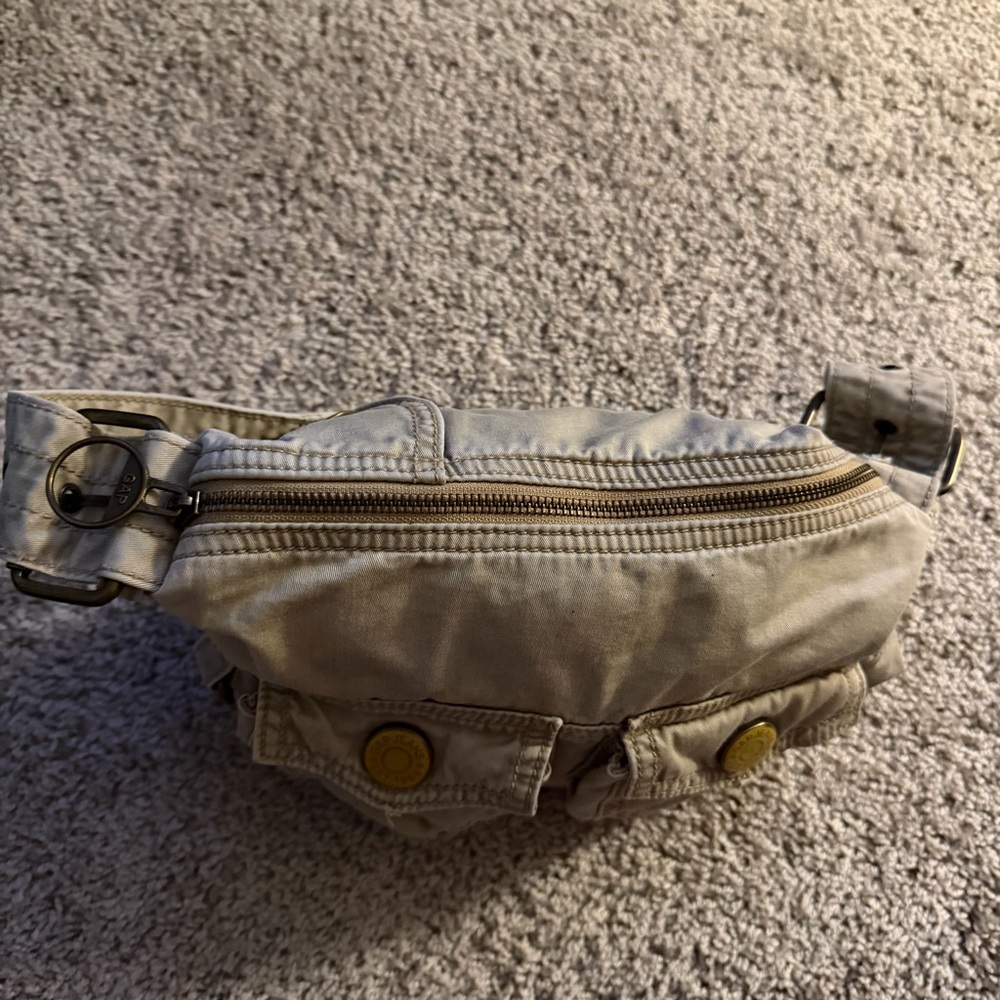 Vintage GAP Y2K Khaki Canvas Cargo Utility Shoulder Bag – 2004 - Picture 5 of 16